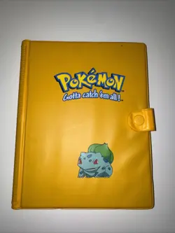 Vintage Pokemon Gotta Catch 'Em All! Bulbasaur Pokemon Card Binder Holder Case - Image 1