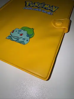 Vintage Pokemon Gotta Catch 'Em All! Bulbasaur Pokemon Card Binder Holder Case - Image 3