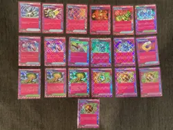 Lot Of 17 Pink Pokemon Cards - Image 1