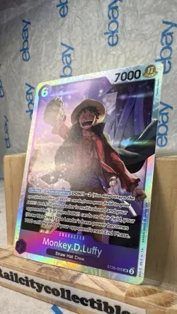 Monkey.D.Luffy ST26-005 SR ONE PIECE Card Game NM Purple Starter Deck 26 ☠ - Image 3