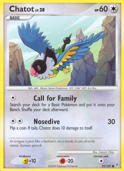 Chatot 95/147 Common | Supreme Victors | Pokemon Card - Image 1