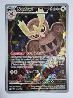 Pokemon TCG Noctowl #141 Promo Card Stellar Crown NM Condition - Image 1