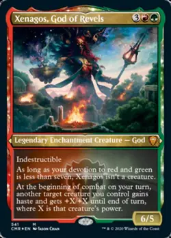 Xenagos, God of Revels (Etched) [Commander Legends] Foil Near Mint - Image 1