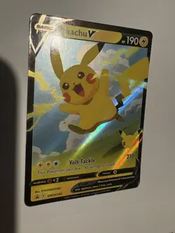 Pokemon TCG Pikachu V Sword & Shield SWSH143 Holo Promo Promo - Image 3