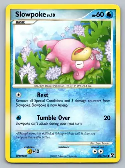 Pokemon TCG Great Encounters Slowpoke 82/106 - Image 1