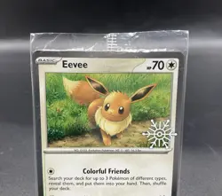 Eevee 133/165 SEALED Pokemon Holiday Calendar 2025 Festive Stamp Snowflake - Image 3