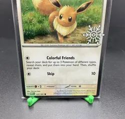 Eevee 133/165 SEALED Pokemon Holiday Calendar 2025 Festive Stamp Snowflake - Image 4