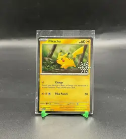 Pokemon 2025 Holiday Advent Calendar Stamped Festive Pikachu 025/165 SEALED - Image 2