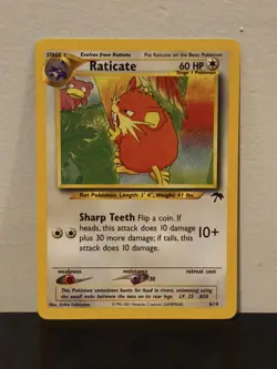 LP Pokemon TCG Southern Islands Raticate 6/18 WOTC - Image 1