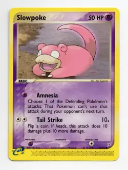 Pokemon TCG Slowpoke 45/95 Team Magma vs Team Aqua Regular NM+ - Image 1