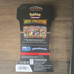 Pokemon Mega Evolution Sleeved Booster Pack Factory Sealed - Image 2