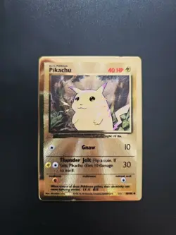 Pokemon - Pikachu Gold Metal Promo Celebrations Premium Collection Eng - Image 1