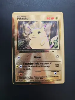 Pokemon - Pikachu Gold Metal Promo Celebrations Premium Collection Eng - Image 4