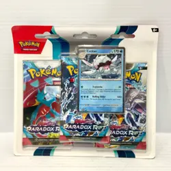 Paradox Rift 3 Pack Blister Booster Packs - Cetitan SVP 063 - Sealed Pokemon - Image 1