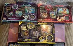 SEALED Pokemon Eeveelution Vmax Premium Collection - Vaporeon Flareon Jolteon - Image 1