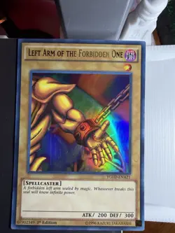 Yu-Gi-Oh! TCG Left Arm of the Forbidden One YGLD-ENA21 Ultra Rare 1st Edition - Image 1