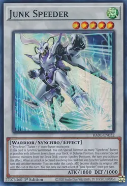 1x Junk Speeder - 1st Edition NM Eng YuGiOh - Rarity Collection - Image 1