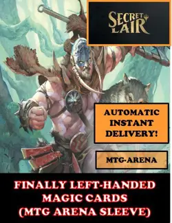 MTGA MTG ARENA CODE CARD FINALLY LEFT HANDED MAGIC CARDS SECRET LAIR SLEEVE - Image 3
