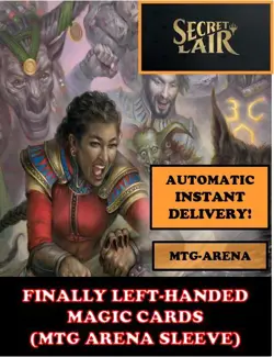 MTGA MTG ARENA CODE CARD FINALLY LEFT HANDED MAGIC CARDS SECRET LAIR SLEEVE - Image 4
