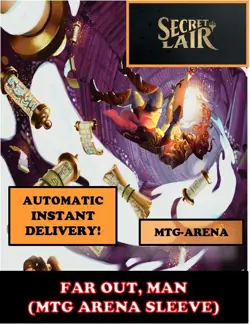 MTGA MTG ARENA CODE CARD FAR OUT MAN THEMED SECRET LAIR SLEEVE - Image 4
