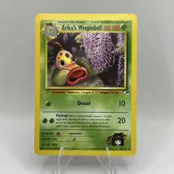Erika's Weepinbell - Gym Heroes - Uncommon - 48/132 - Vintage Pokemon Card LP - Image 1