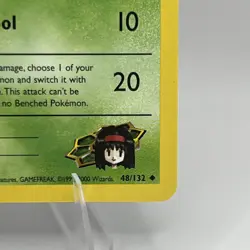 Erika's Weepinbell - Gym Heroes - Uncommon - 48/132 - Vintage Pokemon Card LP - Image 4