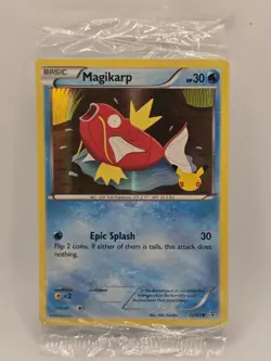 Pokemon Promo XY Generations 20th Anniversary Magikarp Card 22/83 (Holo) Sealed - Image 1