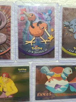 1998 TOPPS TV ANIMATION POKEMON HOLO CARDS NM-MT - Image 3