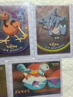 1998 TOPPS TV ANIMATION POKEMON HOLO CARDS NM-MT - Image 4