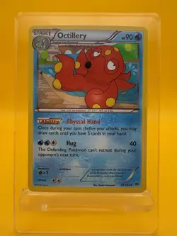 Octillery 33/162 Rare Holo XY Breakthrough Pokemon Card 2015 Very Light Play - Image 1