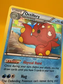 Octillery 33/162 Rare Holo XY Breakthrough Pokemon Card 2015 Very Light Play - Image 3