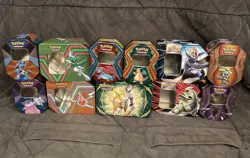 🔥 Lot of 11 Pokemon Collectible Tins lunch box No Cards included!!! - Image 1