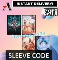 MAGIC MTG ARENA CODE CARD SECRET LAIR SLEEVE PRIDE ACROSS THE MULTIVERSE INSTANT - Image 1