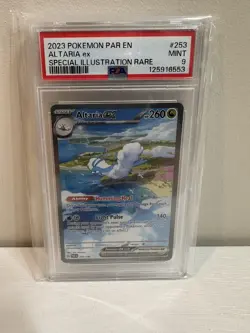 PSA 9 Altaria EX 253/182 - Paradox Rift Pokemon TCG Special IR 2023 - MINT - Image 1