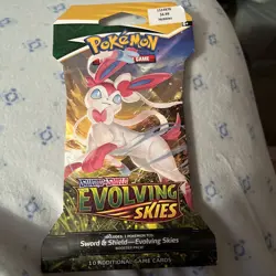 Pokemon TCG - Evolving Skies Sylveon Booster Pack Sword & Shield auction 23 - Image 1
