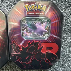 2x Sealed Pokemon TCG Destined Rivals Team Rocket Tins Persian & Nidoking New - Image 3