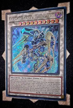 Arms of Genex Return Zero BLTR-EN009 Secret Rare 1st Edition Yugioh - Image 1