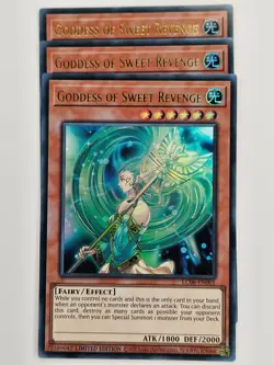 Yu Gi Oh - 3x LC06-EN001 Goddess of Sweet Revenge - Ultra Rare - Image 1