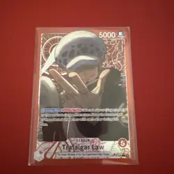 One Piece TCG OP14-001 Trafalgar Law Leader Alt Art AA Card Game CCG English - Image 1