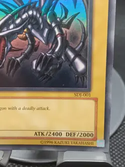 Red-Eyes B. Dragon Ultra Rare Yu-Gi-Oh Card SDJ-001 Holo Foil See Pics - Image 4
