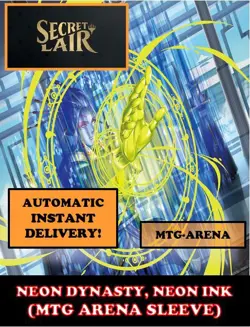MTGA MTG ARENA CODE CARD SHOWCASE NEON DYNASTY NEON INK SECRET LAIR SLEEVE - Image 3