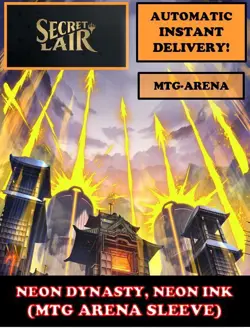 MTGA MTG ARENA CODE CARD SHOWCASE NEON DYNASTY NEON INK SECRET LAIR SLEEVE - Image 5