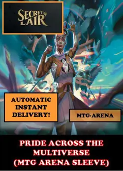 MTGA MTG ARENA CODE CARD PRIDE ACROSS THE MULTIVERSE SECRET LAIR SLEEVE - Image 2
