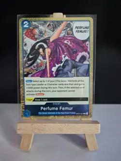 OP07-057 Perfume Femur : Rare Foil English One Piece TCG Card : OP07 : 500 Years - Image 1