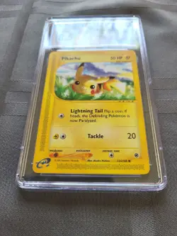 Graded Pokemon Card Pikachu 2002 Pokemon Expedition Set 124 /165 CGC 8.5 - D43 - Image 4