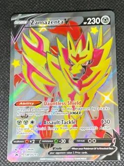 Zamazenta V SWSH293 - Shining Fates Promo Pokemon Card - NM - Image 1