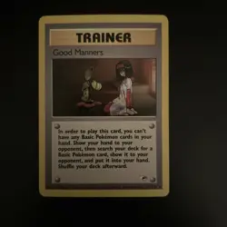 Good Manners Gym Heroes 111/132 Unlimited Edition Regular Card - Image 1