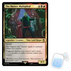 THE MASTER, MULTIPLIED Universes Beyond: Doctor Who Magic MTG MINT CARD - Image 1