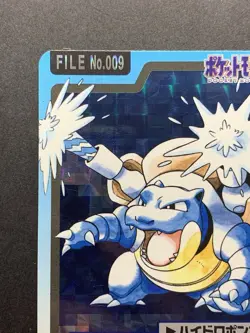 Blastoise Carddass Bandai 009 Prism Holo Japanese Pokemon Card 1997 #2 - Image 3