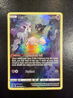 2023 Pokemon Sword & Shield Crown Zenith Mew Galarian Gallery #GG10/GG70 - Image 1